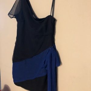 BCBG One Shoulder Mini